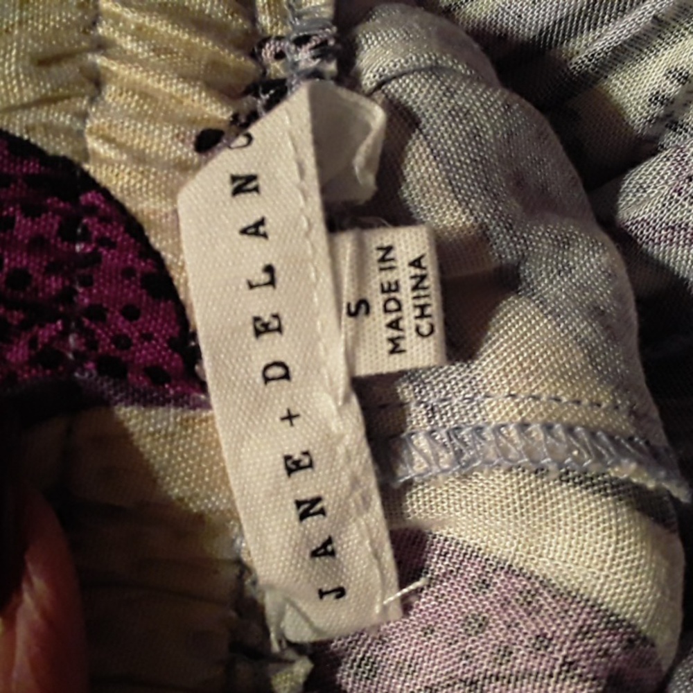 NWOT Small Jane + Delancey Purple floral Gorgeous Night/leisure Outfit - Picture 10 of 12